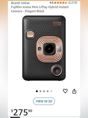 Fujifilm Instax Mini LiPlay Hybrid Instant Camera